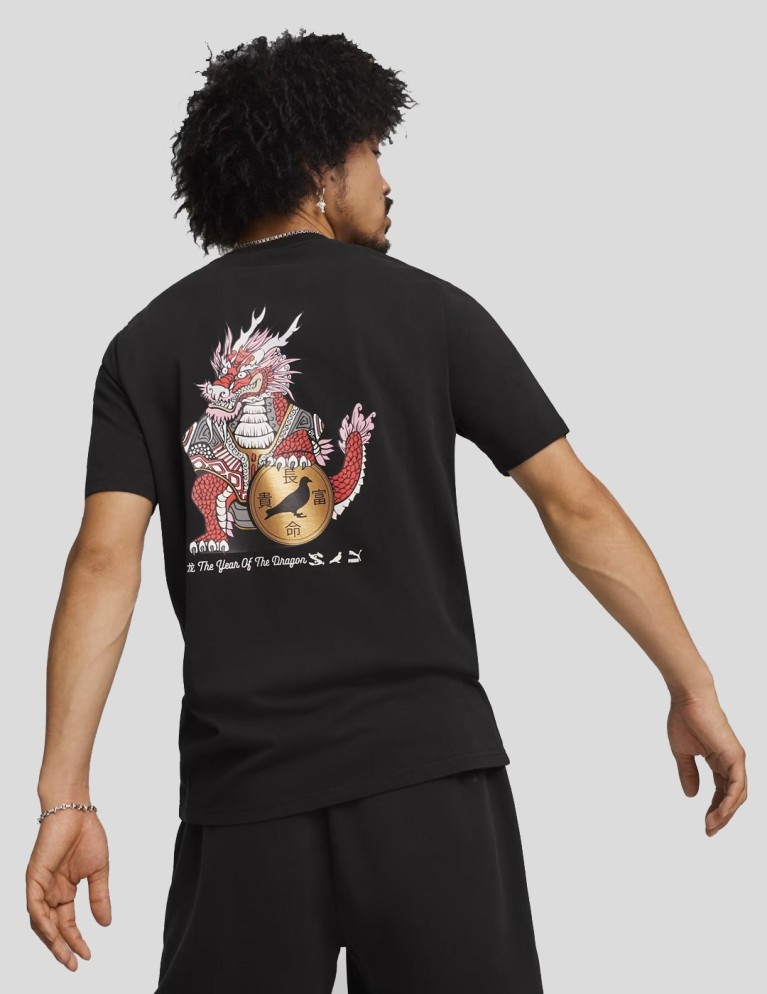 Colaborações PUMA x staple graphic tee puma black